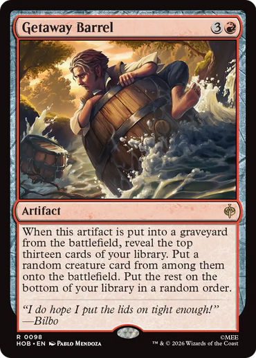 Getaway Barrel [The Hobbit]