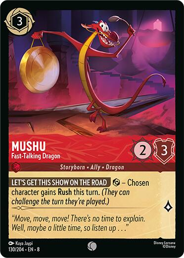 Mushu - Fast-Talking Dragon (130/204) [Reign of Jafar]