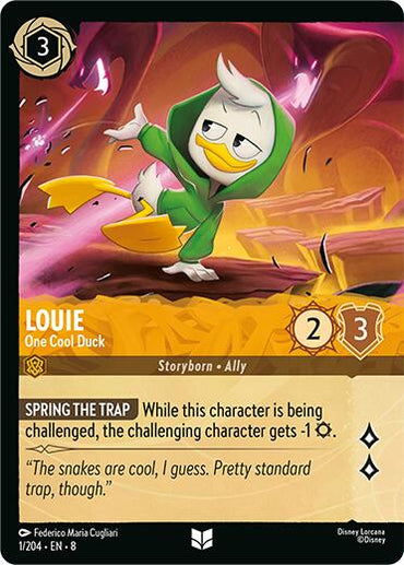 Louie - One Cool Duck (Cold Foil) (1/204) [Reign of Jafar]