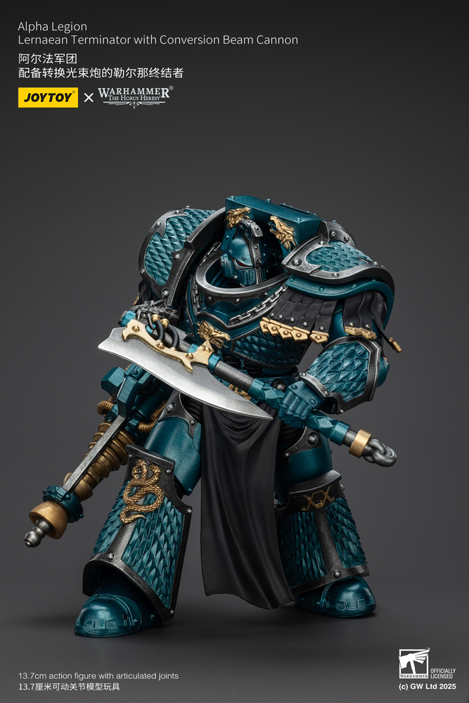 JOYTOY ALPHA LEGION LERNAEAN TERMINATOR WITH CONVERSION BEAM CANNON