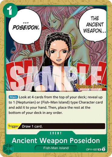 Ancient Weapon Poseidon [A Fist of Divine Speed Release Event Cards]