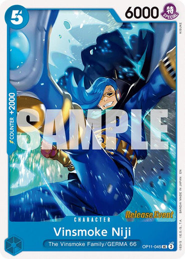 Vinsmoke Niji [A Fist of Divine Speed Release Event Cards]