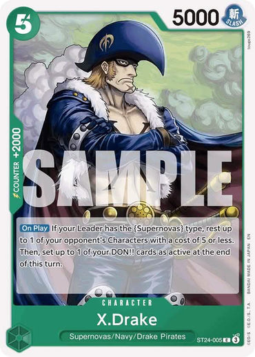 X.Drake [Starter Deck: GREEN Jewelry Bonney]