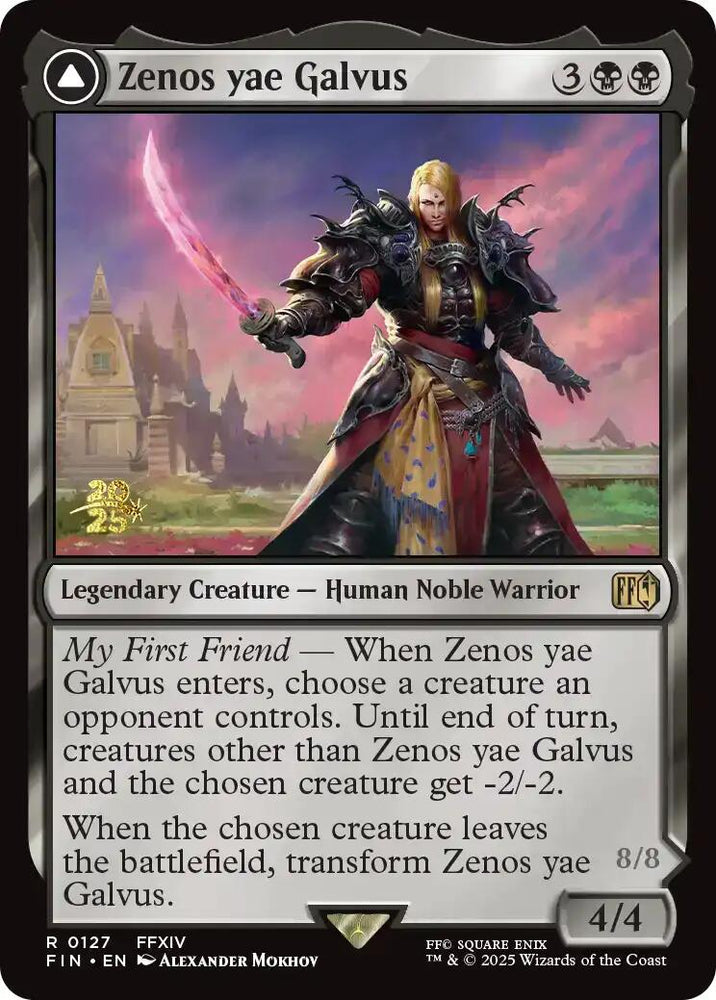 Zenos yae Galvus // Shinryu, Transcendent Rival [FINAL FANTASY Prerelease Promo]