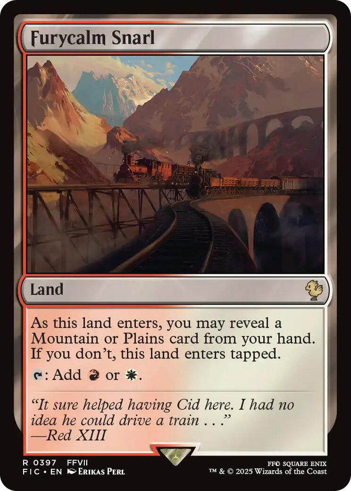 Furycalm Snarl (Surge Foil) [FINAL FANTASY Commander]