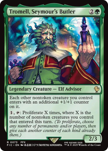Tromell, Seymour's Butler (Surge Foil) [FINAL FANTASY Commander]