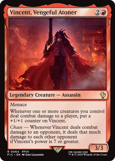 Vincent, Vengeful Atoner (Surge Foil) [FINAL FANTASY Commander]
