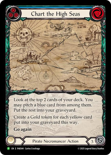 Chart the High Seas [FAB344] (Promo)  Rainbow Foil