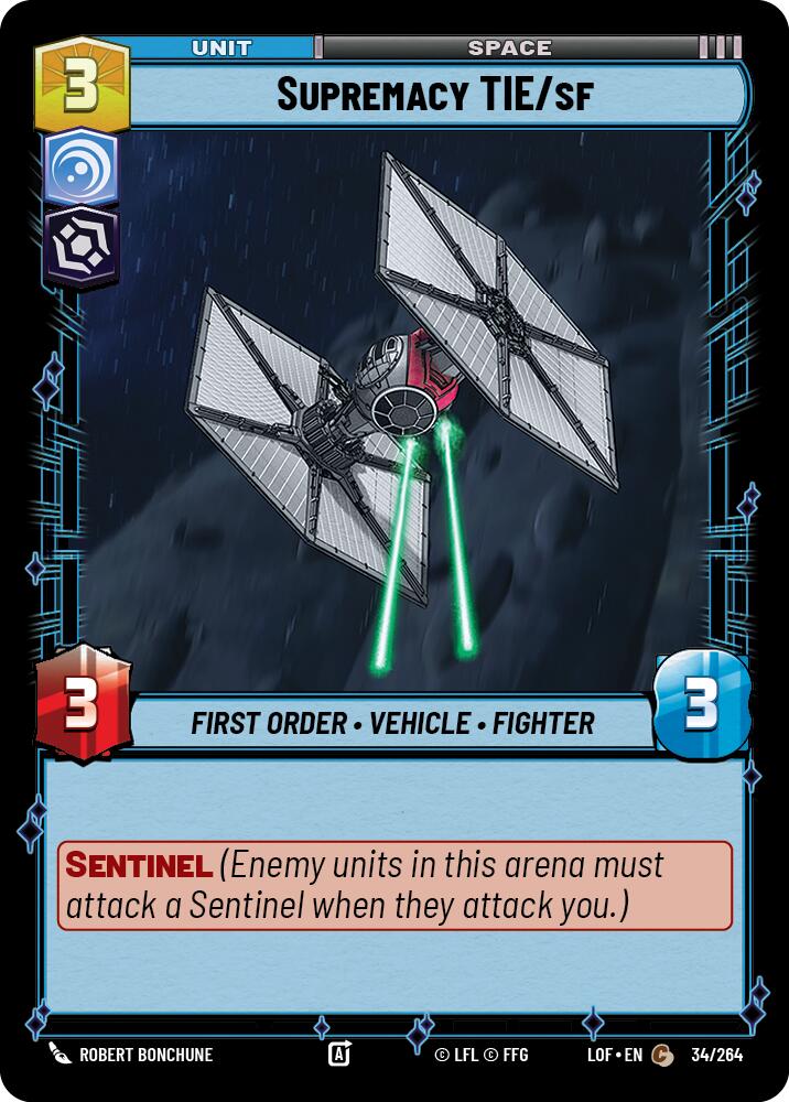 Supremacy TIE/sf (34/264) (34/264) [Legends of the Force]