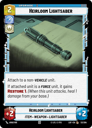 Heirloom Lightsaber (53/264) (53/264) [Legends of the Force]