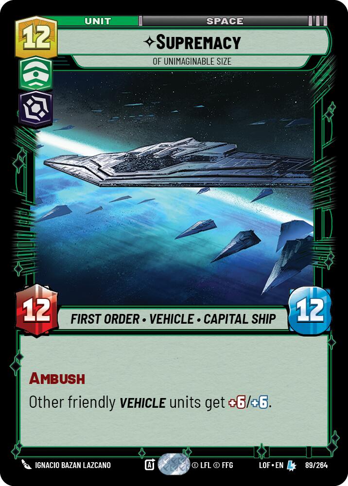 Supremacy - Of Unimaginable Size (89/264) (89/264) [Legends of the Force]