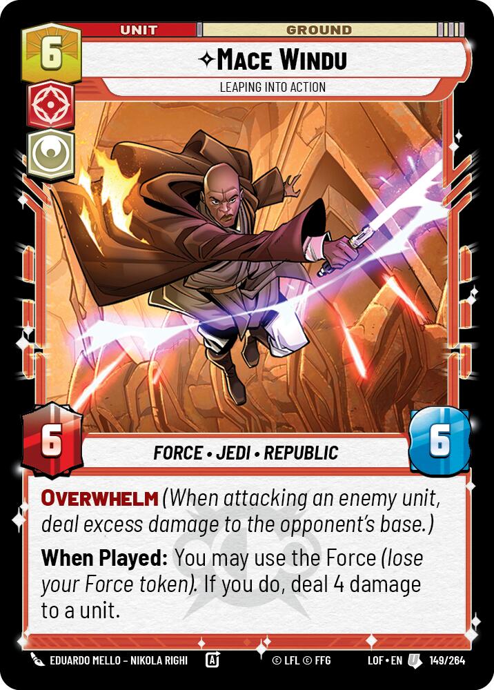 Mace Windu - Leaping into Action (149/264) (149/264) [Legends of the Force]