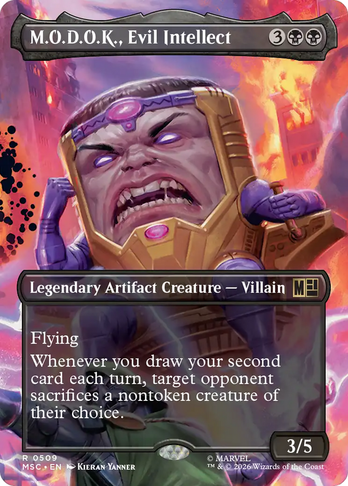 M.O.D.O.K., Evil Intellect (Borderless) [Marvel Super Heroes Commander]