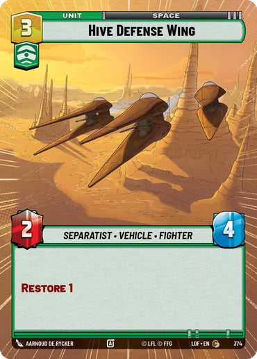 Hive Defense Wing (374) (Hyperspace) (374) [Legends of the Force]