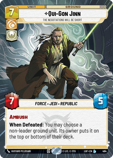 Qui-Gon Jinn - The Negotiations Will Be Short (464) (Hyperspace) (464) [Legends of the Force]