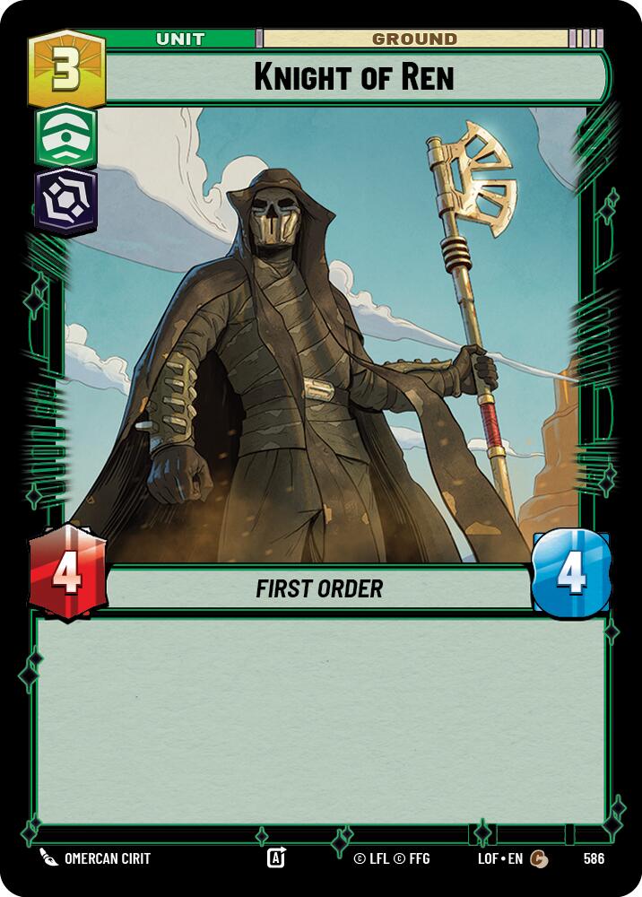 Knight of Ren (586) (Foil) (586) [Legends of the Force]