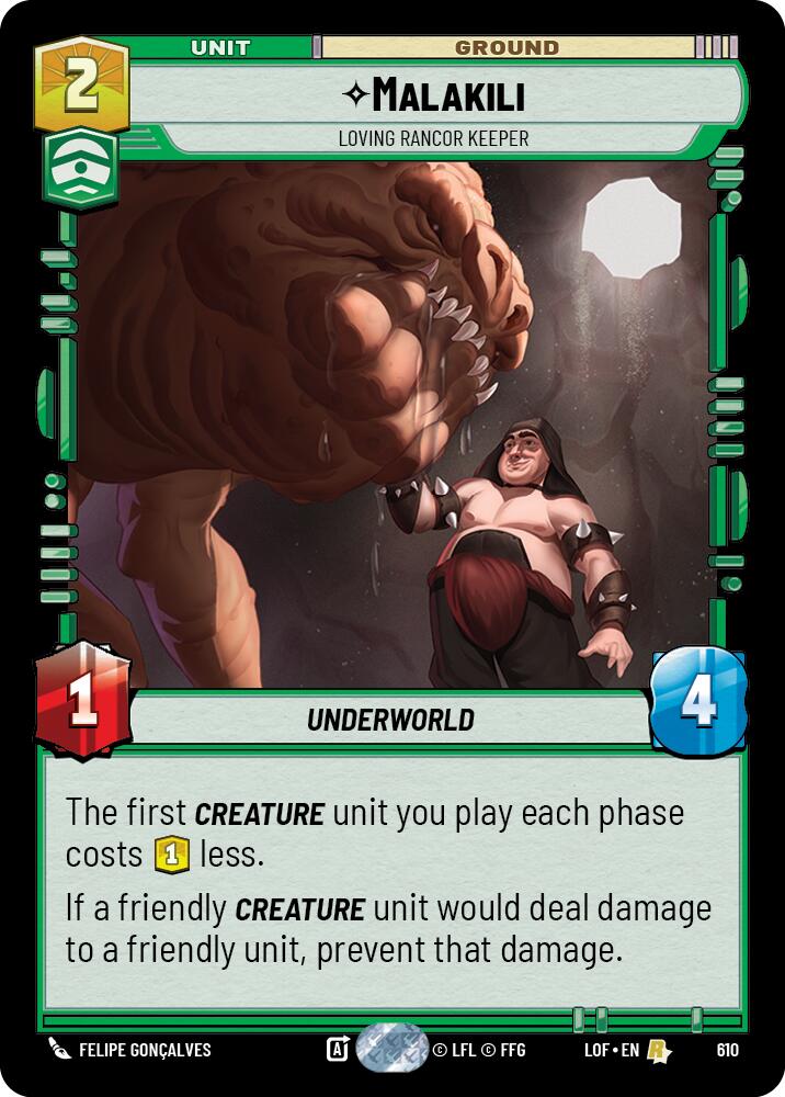 Malakili - Loving Rancor Keeper (610) (Foil) (610) [Legends of the Force]