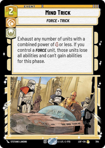 Mind Trick (704) (Foil) (704) [Legends of the Force]