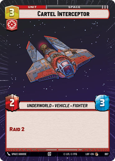 Cartel Interceptor (897) (Hyperspace Foil) (897) [Legends of the Force]