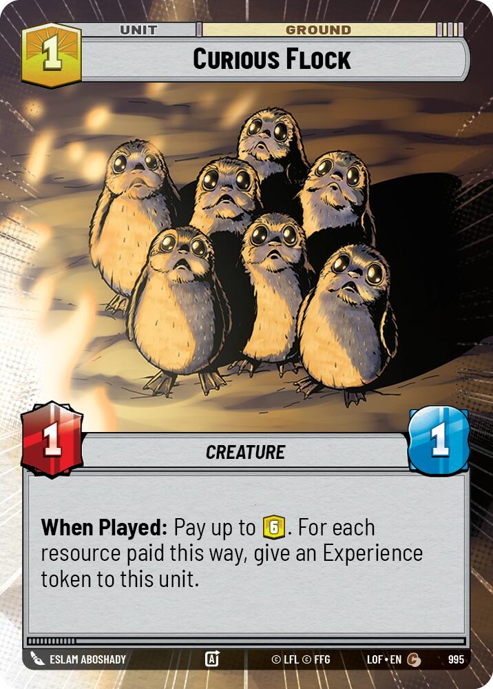 Curious Flock (995) (Hyperspace Foil) (995) [Legends of the Force]