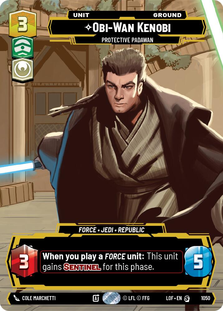 Obi-Wan Kenobi - Protective Padawan (1050) (Prestige) (1050) [Legends of the Force]