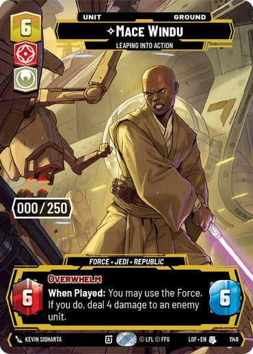 Mace Windu - Leaping into Action (1148) (Serialized) (1148) [Legends of the Force]