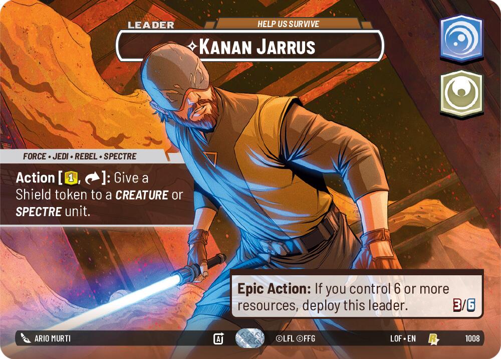 Kanan Jarrus - Help Us Survive (1008) (Showcase) (1008) [Legends of the Force]