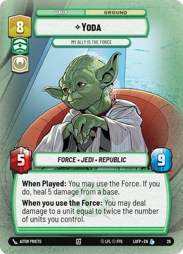 Yoda - My Ally is the Force (26) (26) [Legends of the Force: Weekly Play]