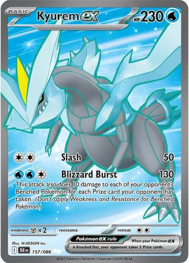 Kyurem ex (157/086) [Scarlet & Violet: Black Bolt]