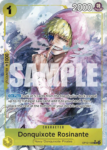 Donquixote Rosinante (Alternate Art) [Legacy of the Master]