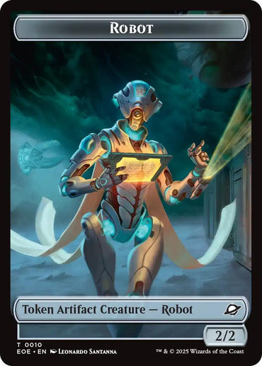 Robot // Lander (0008) Double-Sided Token [Edge of Eternities Tokens]