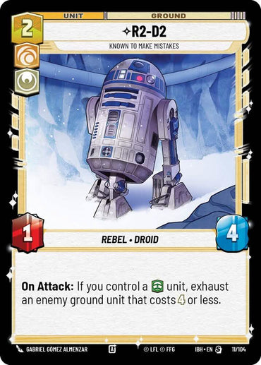 R2-D2 (11/104) - Known to Make Mistakes (11/104) [Intro Battle: Hoth]
