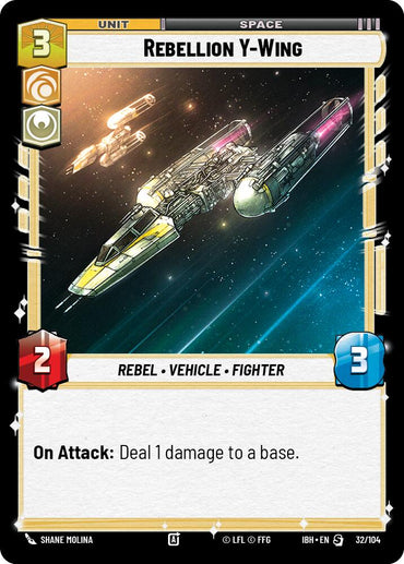 Rebellion Y-Wing (32/104) (32/104) [Intro Battle: Hoth]