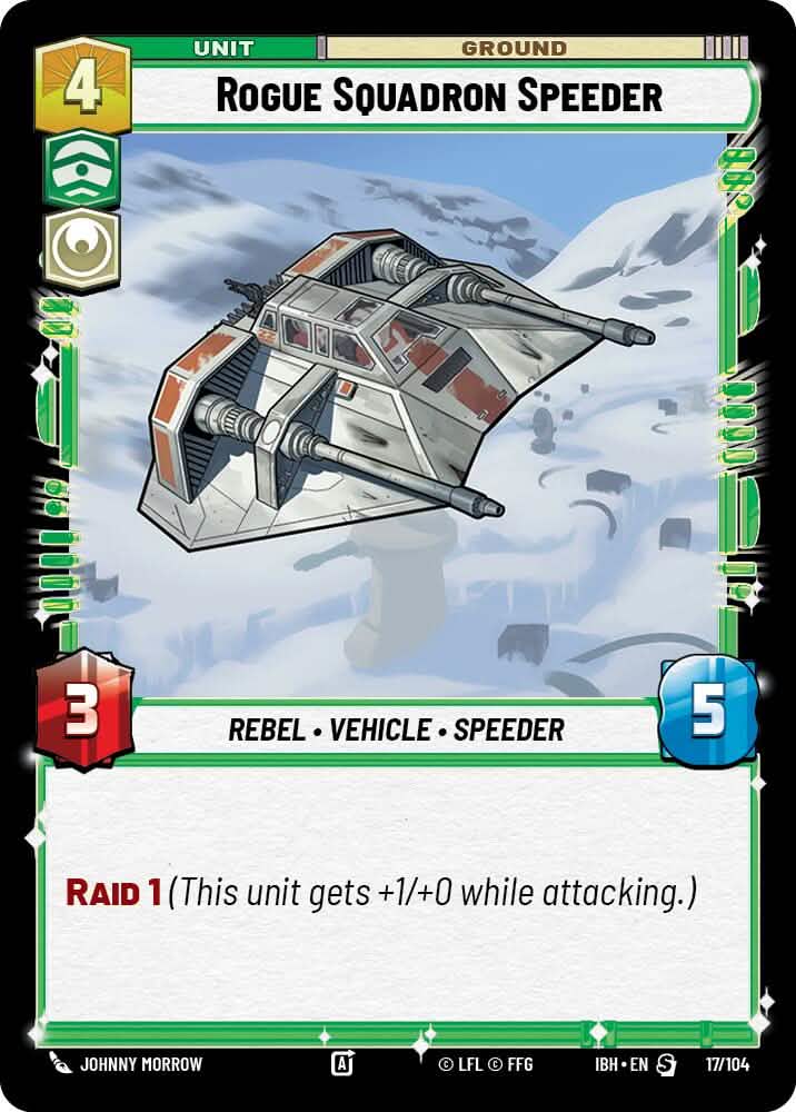 Rogue Squadron Speeder (17/104) (17/104) [Intro Battle: Hoth]