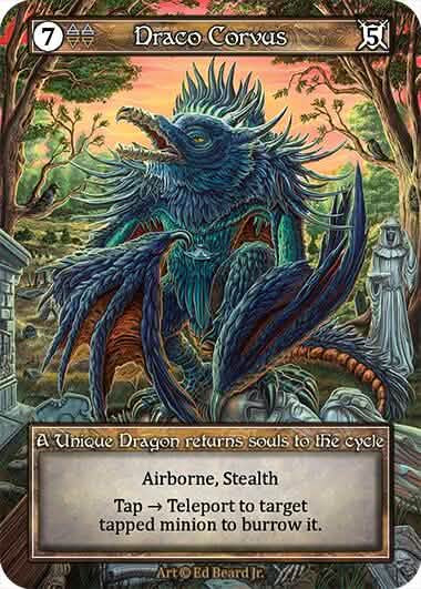 Draco Corvus (Foil) [Dragonlord]