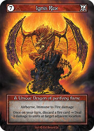 Ignis Rex (Foil) [Dragonlord]