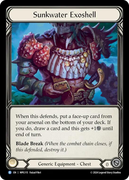 Sunkwater Exoshell [MPG115] (Mastery Pack Guardian)  Cold Foil