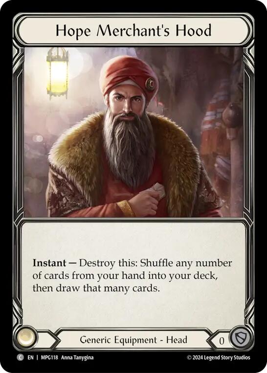 Hope Merchant's Hood [MPG118] (Mastery Pack Guardian)