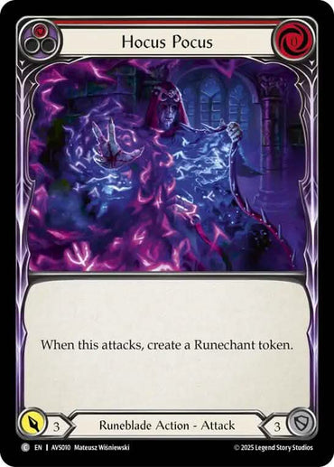 Hocus Pocus (Red) [AVS010] (Armory Deck: Legends Viserai)
