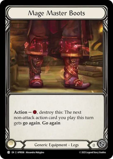 Mage Master Boots [APR006] (Armory Deck: Legends Prism)