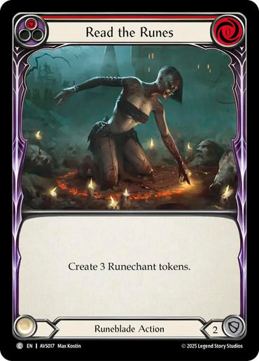 Read the Runes (Red) [AVS017] (Armory Deck: Legends Viserai)
