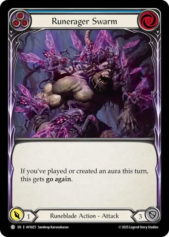 Runerager Swarm (Blue) [AVS025] (Armory Deck: Legends Viserai)