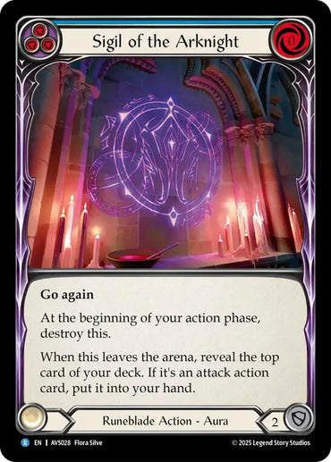 Sigil of the Arknight (Blue) [AVS028] (Armory Deck: Legends Viserai)