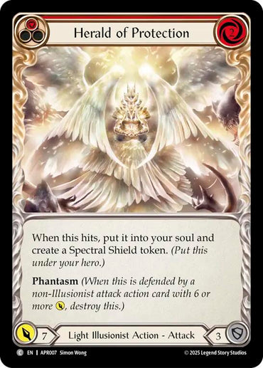 Herald of Protection (Red) [APR007] (Armory Deck: Legends Prism)