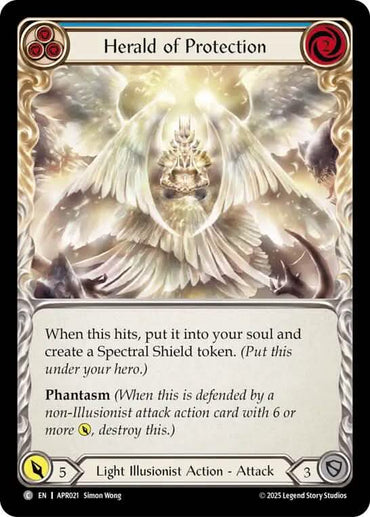 Herald of Protection (Blue) [APR021] (Armory Deck: Legends Prism)