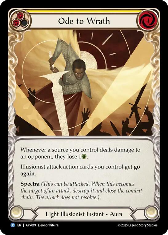 Ode to Wrath [APR019] (Armory Deck: Legends Prism)