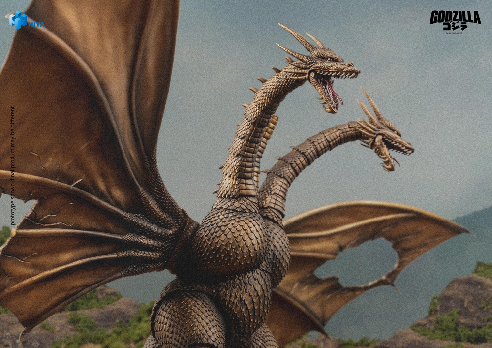 EXQUISITE BASIC SERIES NONE SCALE 10 INCH GODZILLA VS. KING GHIDORAH KING GHIDORAH BATTLE DAMAGED VER. ACTION FIGURE