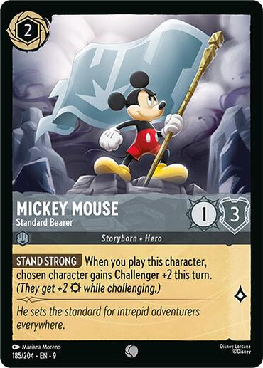 Mickey Mouse - Standard Bearer (185/204) [Fabled]