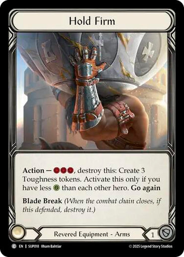 Hold Firm (Cold Foil) [SUP018] (Super Slam)  Cold Foil