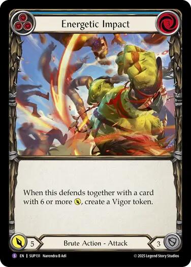 Energetic Impact [SUP131] (Super Slam)  Rainbow Foil